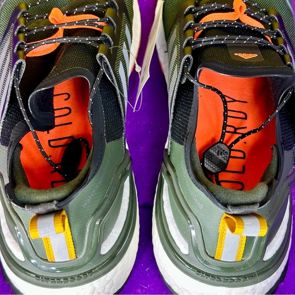 New adidas Ultra Boost Cold.RDY Men’s Size 8 Black Signal Orange EG9798 Sneakers - Picture 5 of 12